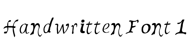 Handwritten Font 1  baixar fontes gratis