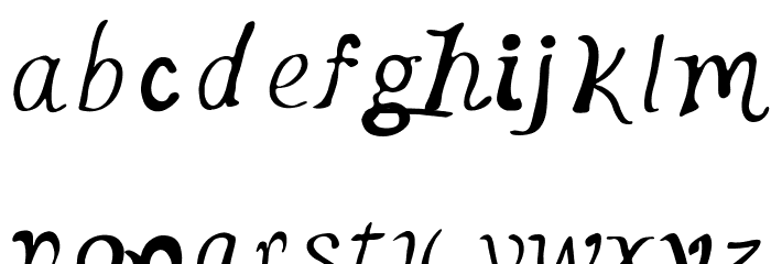 Handwritten Font 1 Fuentes MINÚSCULAS