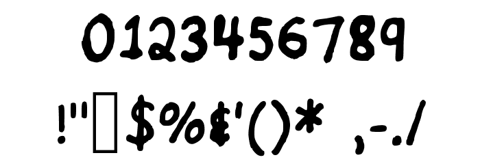 Handwritten Nat29 Font Medium Font OTHER CHARS