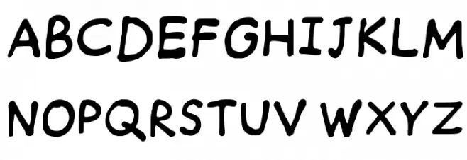 Handwritten Nat29 Font Medium خط أحرف كبيرة