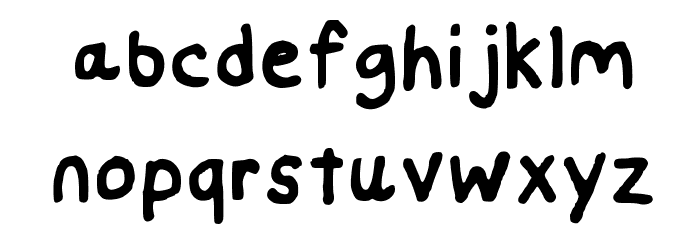 Handwritten Nat29 Font Medium Font LOWERCASE