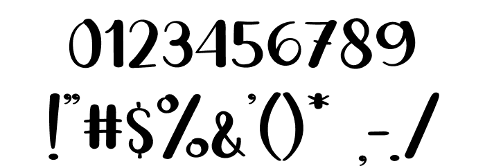 Handwritten Story Font OTHER CHARS