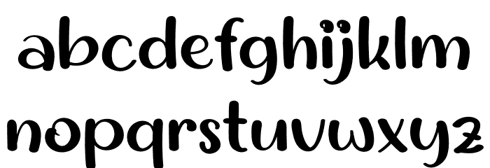Handwritten Story Font LOWERCASE
