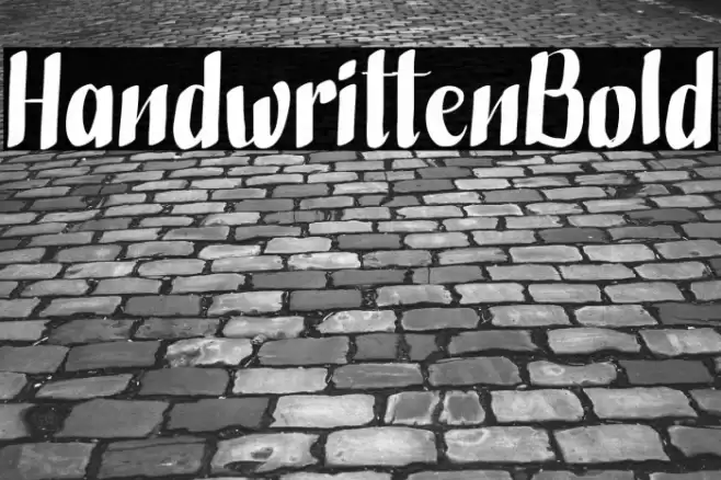 HandwrittenBold フォント examples