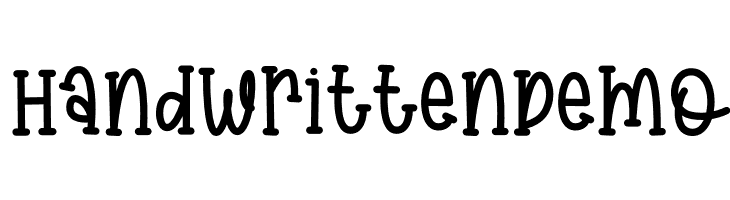 HandwrittenDemo  Free Fonts Download