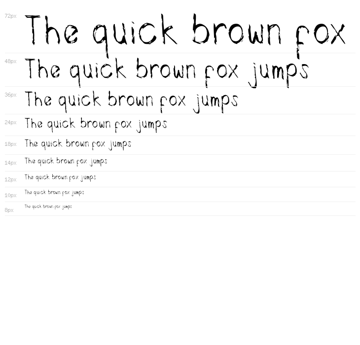 HandwrittenOrigiRegular Waterfall