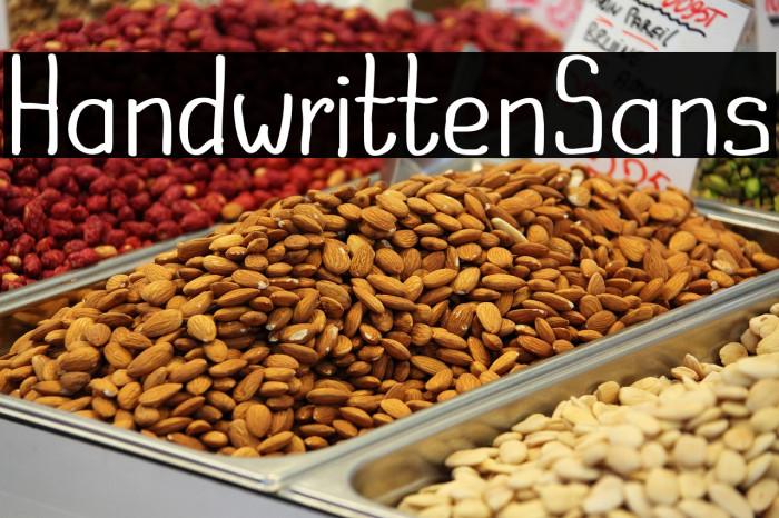 HandwrittenSans Example 1