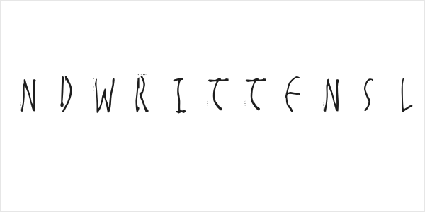 HandwrittenSlim Logo