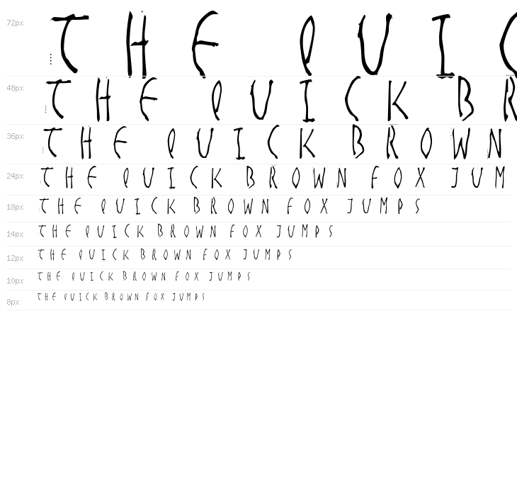 HandwrittenSlim Waterfall