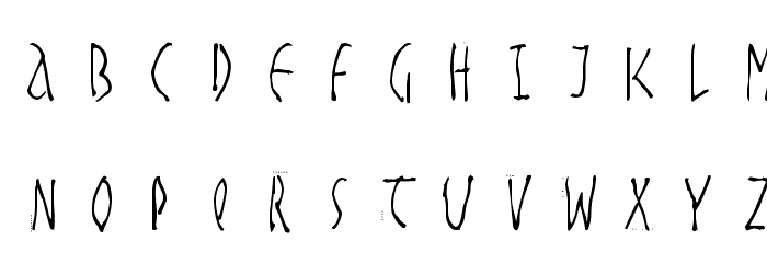 HandwrittenSlim Font LOWERCASE