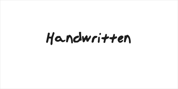 Handwritten Logo