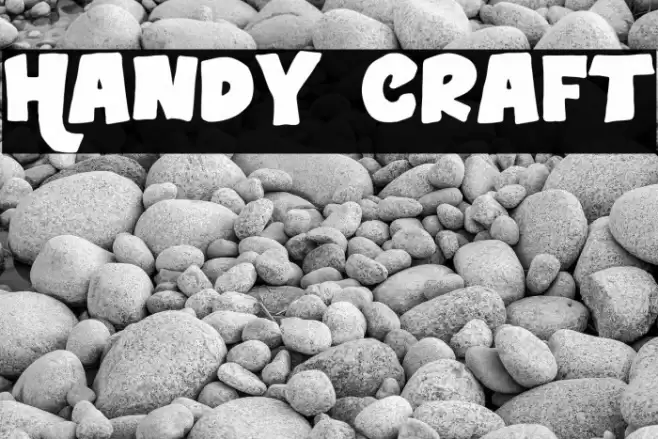 Handy Craft Шрифта examples