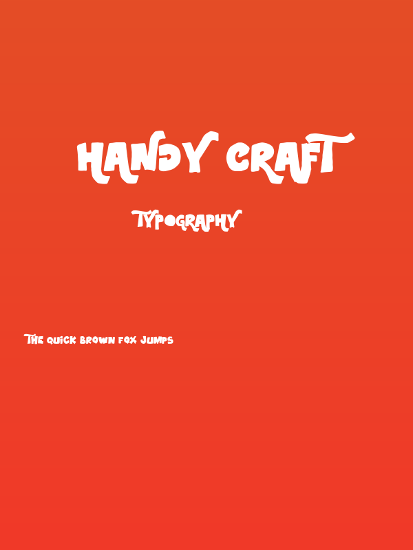 Handy Craft Poster