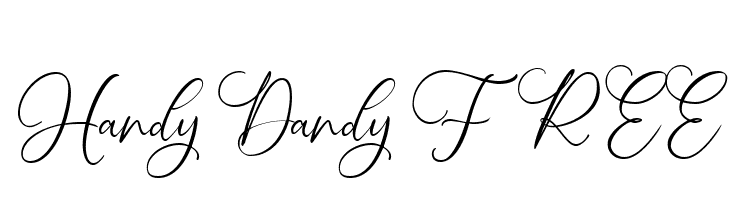 Handy Dandy FREE  Frei Schriftart Herunterladen