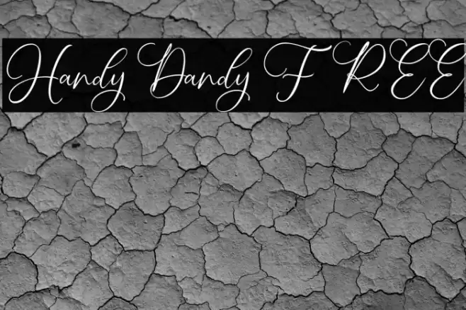 Handy Dandy FREE Font examples