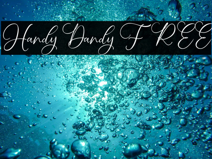 Handy Dandy FREE Example 2