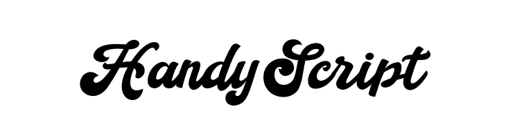 Handy Script  नि: शुल्क फ़ॉन्ट्स डाउनलोड