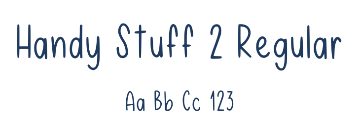 Handy Stuff 2 Regular Font Preview