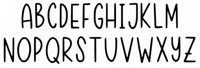 Handy Stuff 2 Regular Font UPPERCASE