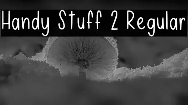 Handy Stuff 2 Regular Font examples