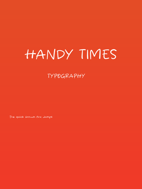 Handy Times Poster