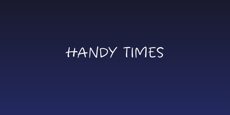 Handy Times Social Header
