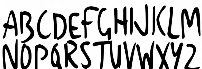 Handy Writing Caratteri MAIUSCOLE