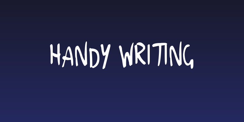 Handy Writing Social Header