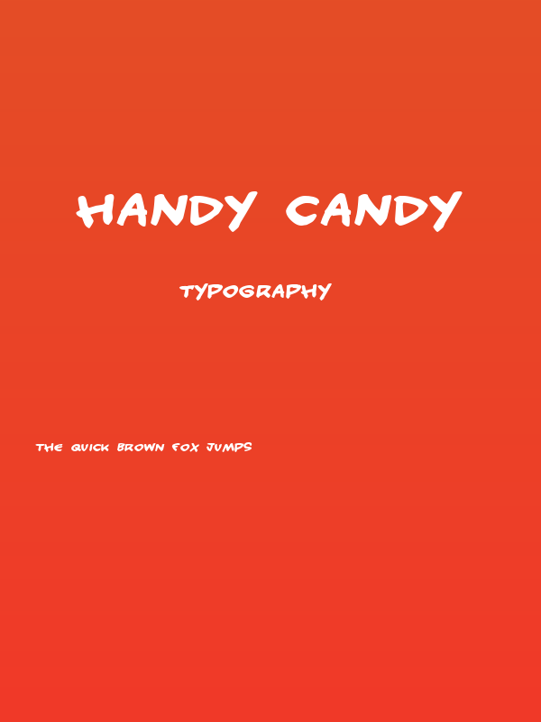 Handy candy Poster