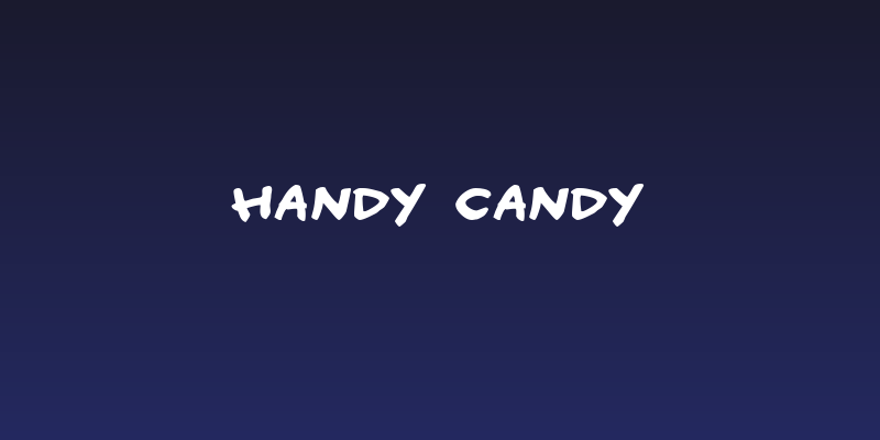 Handy candy Social Header