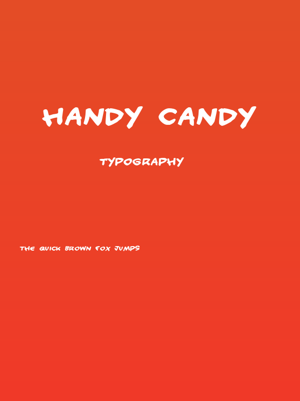 Handy candy Poster