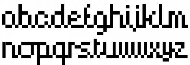 Handy00 Schriftart Groß