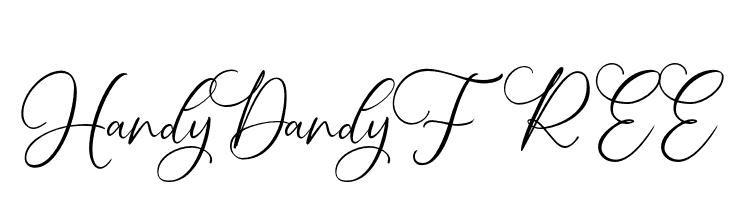 HandyDandyFREE  font caratteri gratis