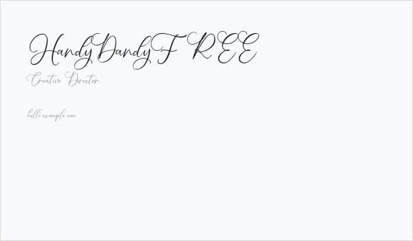 HandyDandyFREE Business Card