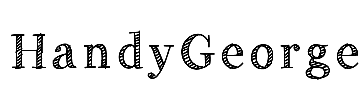 HandyGeorge 字体