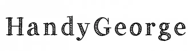 HandyGeorge  免费字体下载