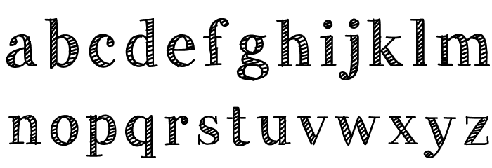 HandyGeorge Font LOWERCASE