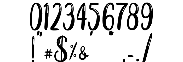 HandyInk-PersonalUse Font OTHER CHARS