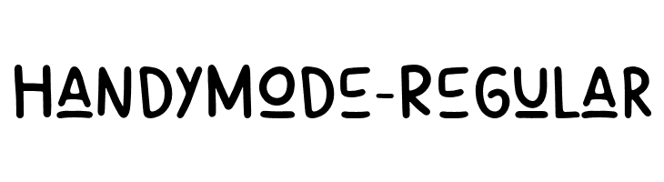 HandyMode-Regular  baixar fontes gratis