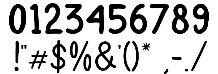 HandyMode-Regular Font OTHER CHARS