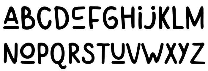 HandyMode-Regular Font LOWERCASE
