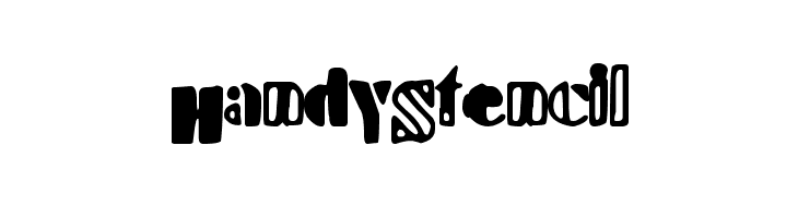 HandyStencil  font caratteri gratis