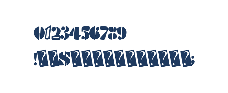 HandyStencil Other Characters