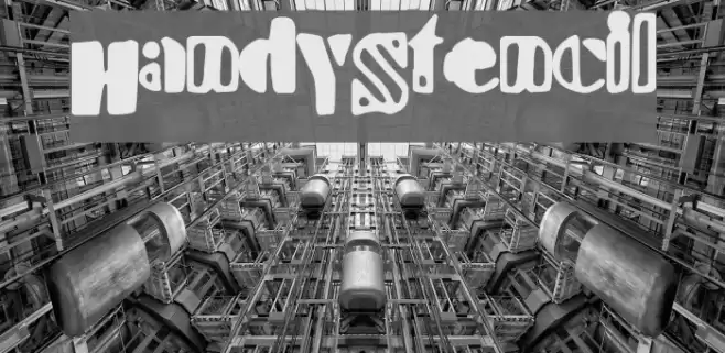 HandyStencil Font examples