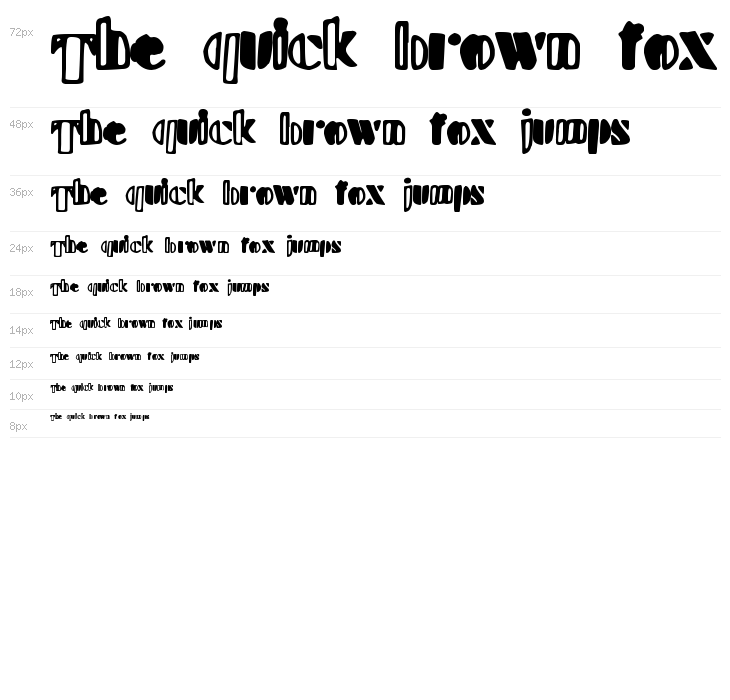 HandyStencil Waterfall