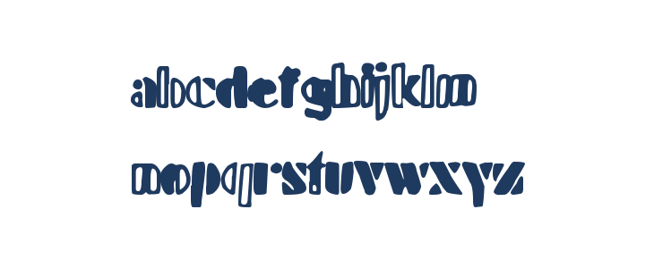 HandyStencil Lowercase
