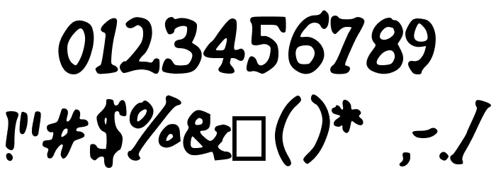HandyWesternSerif Medium Font Alte caractere