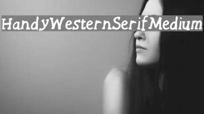 HandyWesternSerif Medium फ़ॉन्ट examples