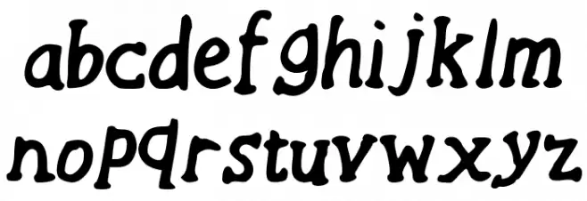 HandyWesternSerif Medium फ़ॉन्ट लोअरकेस