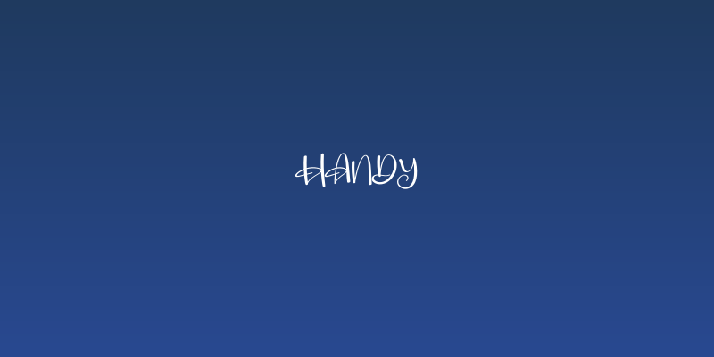 Handy Social Header